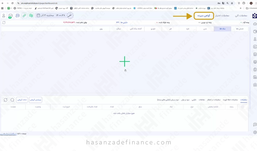 خرید گواهی سپرده سکه طلا بورس کالا