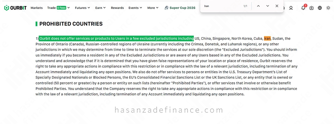 صرافی اوربیت برای ایرانیان