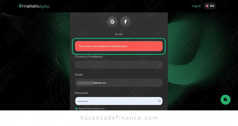 ثبت نام بروکر مارکتس فو یو